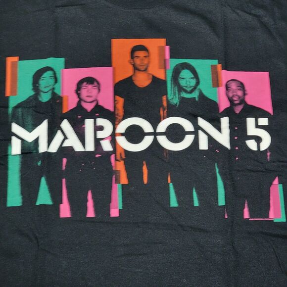 Maroon 5 Graphic Unisex Tee SS Black - Size 2XL - Picture 1 of 7